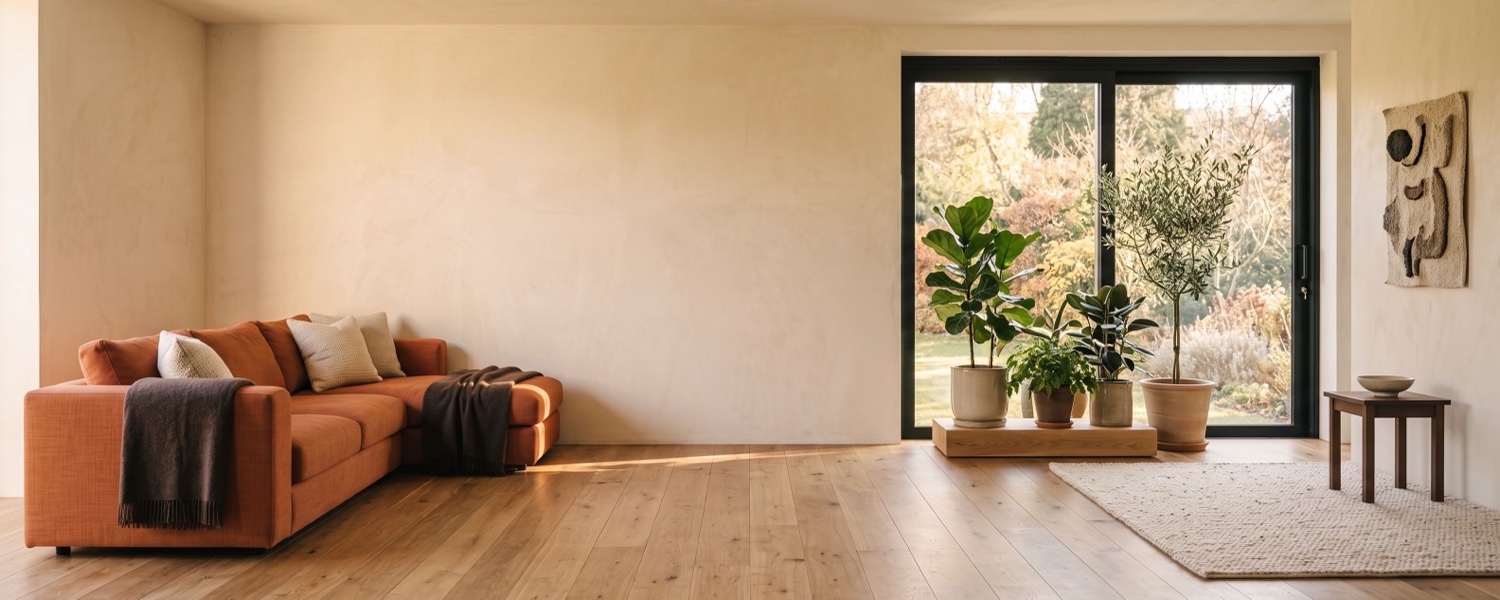 A living room redesigned with Mosaic
